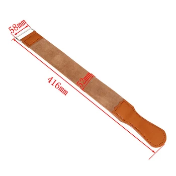 

New Durable Genuine Leather Strap For Barber Straight Razor Sharpening Strop Belt Barber Shaving Strap SCI88