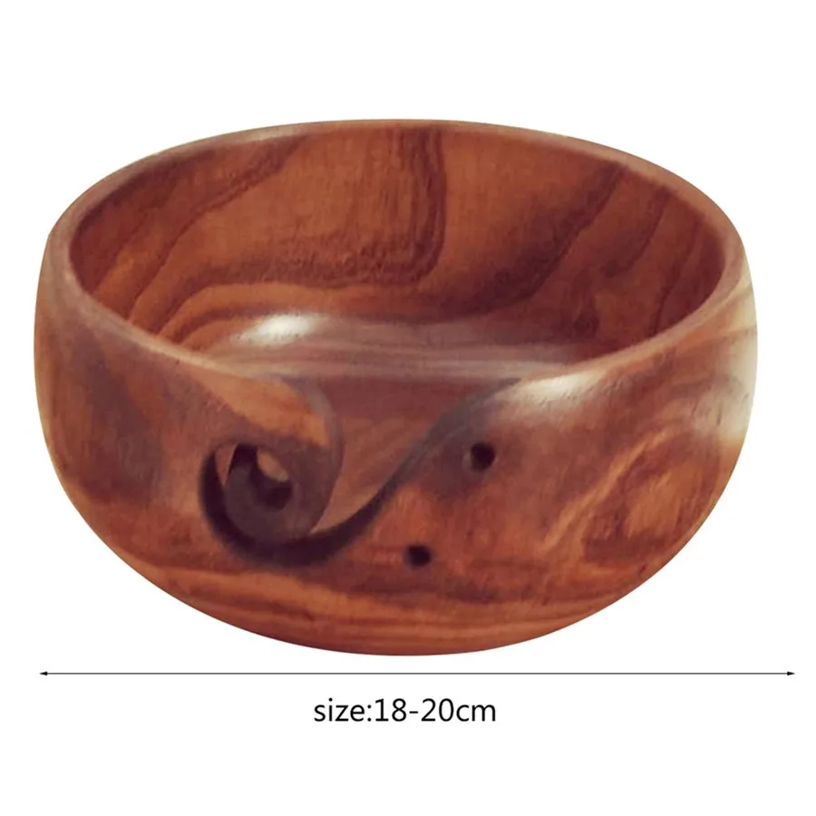 2 размера s деревянная пряжа ёмкость для хранения практичный дизайн дома Вязание аксессуары для вязания крючком портативный размер экологичный