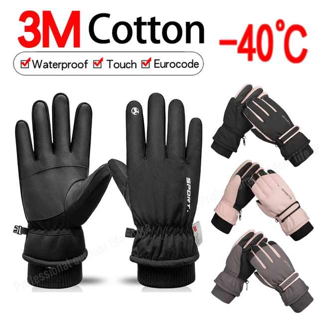 Mitaines de marais d'hiver pour hommes et femmes, gants et mitaines pour  enfants, chauffage électrique, accessoires de ski, moto de ski  métropolitaine - AliExpress