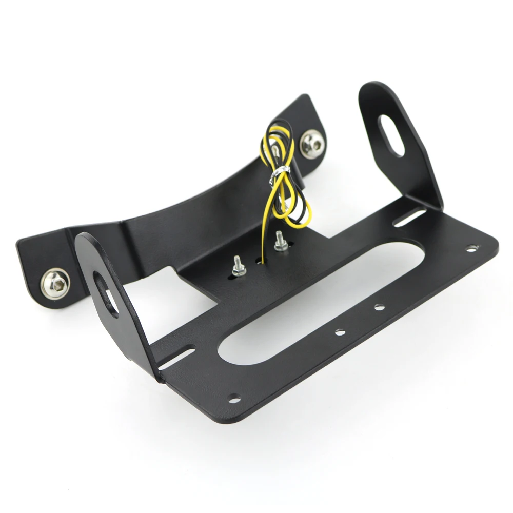 Для Honda CB650R CBR650R держатель номерного знака Кронштейн задний хвост Tidy Fender Eliminator Kit алюминиевый черный 1 комплект