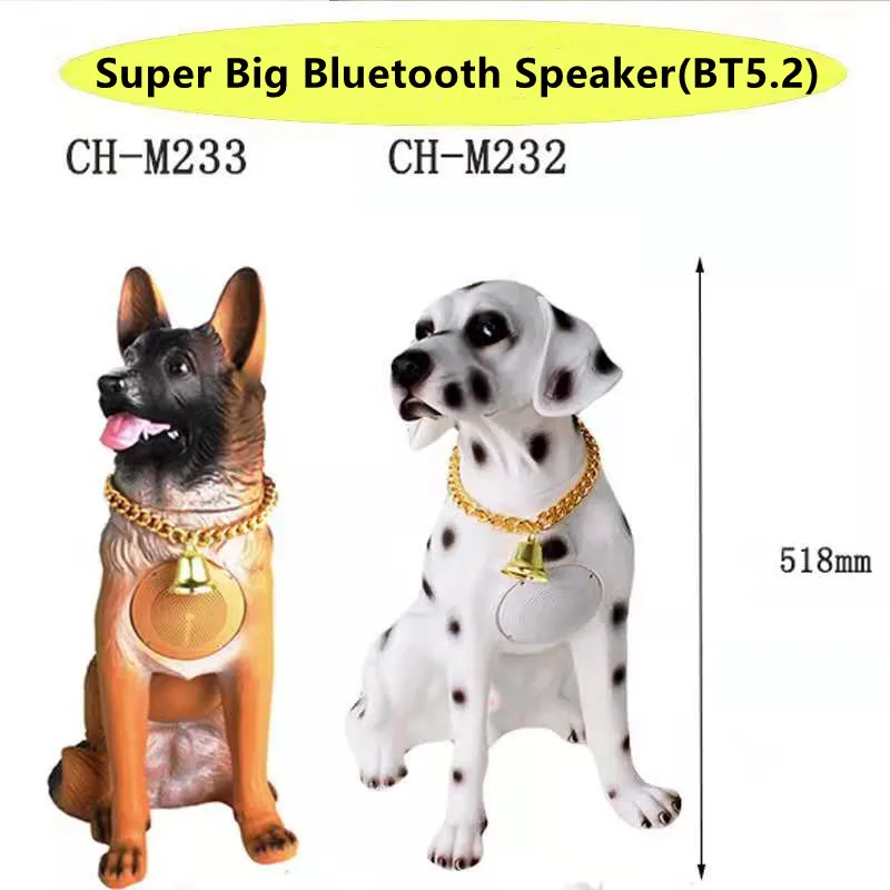 20W Large Dog Speaker Aerobull Wireless Bluetooth Big Bulldog Subwoofer German Shepherd PC MP3 player FM Radio | Электроника