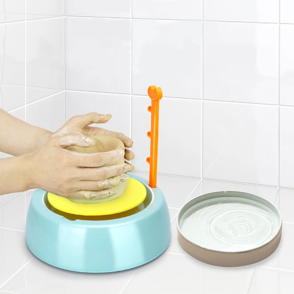 2020 DIY Pottery Craft Kit Toys Artist Studio Ceramic Machine with Clay Educational Toy for Kids Be