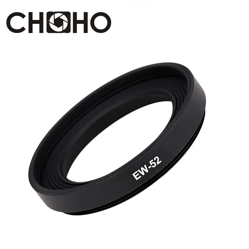 Paraluce da 58 mm per fotocamere (montaggio a vite) (nero