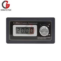 4-20mA LCD Digital Signal Generator DC Adjustable PLC Current Transmitter Tester Two Wire Output Dynamic Test DIY 24V 1