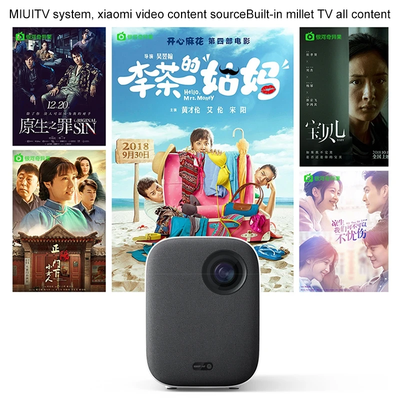 Умный проектор Xiaomi Mijia молодежная версия видеопроектор Full HD 4K Портативный 1080P DLP