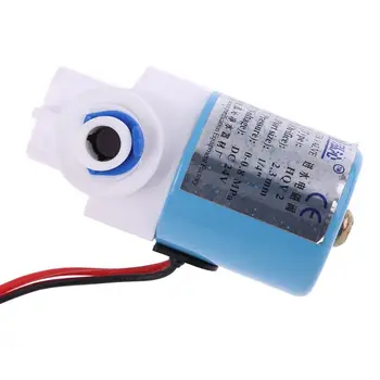 

G1/4\" Solenoid Valve Plastic Normally Closed 2 Way 12V DC 0-120PSI 0-0.8MPa Kit