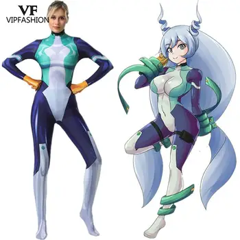

VIP FASHION Female Nejire Hado Cosplay Costume My Hero Academia Costume Party Zentai Jumpsuit Catsuit Bodysuit