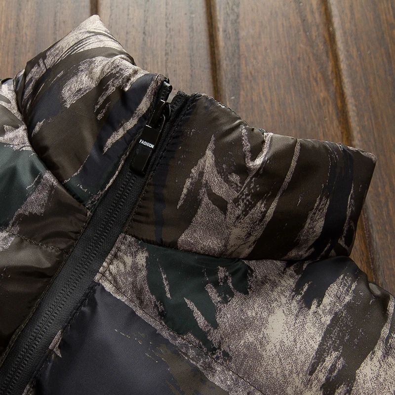 Warm Winter Vest Jacket Mens Stylish Autumn Sleeveless Vests Men Waistcoat Jackets Male Outdoor Vest Mens Camouflage Vest C193