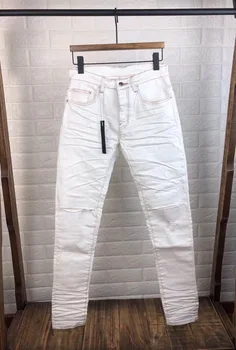 

men skinny distressed white jeans