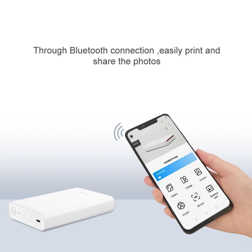 Карманный принтер HUAWEI CV80 для портативного путешествия мини DIY фотобумага