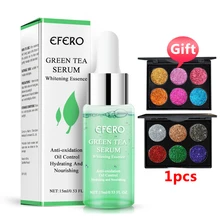 EFERO Green Tea Essence Face Serum Moisturizing Whitening Face Cream Anti Wrinkle Anti Aging Shrink Pores Oil Control Tea Serum