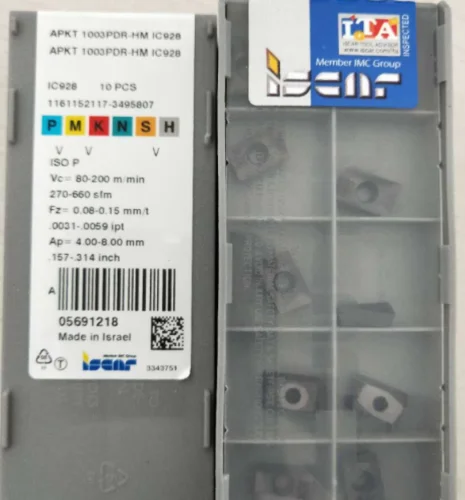 ISCAR 10 шт. карбидные вставки APKR 1003PDR-TS SPS82C