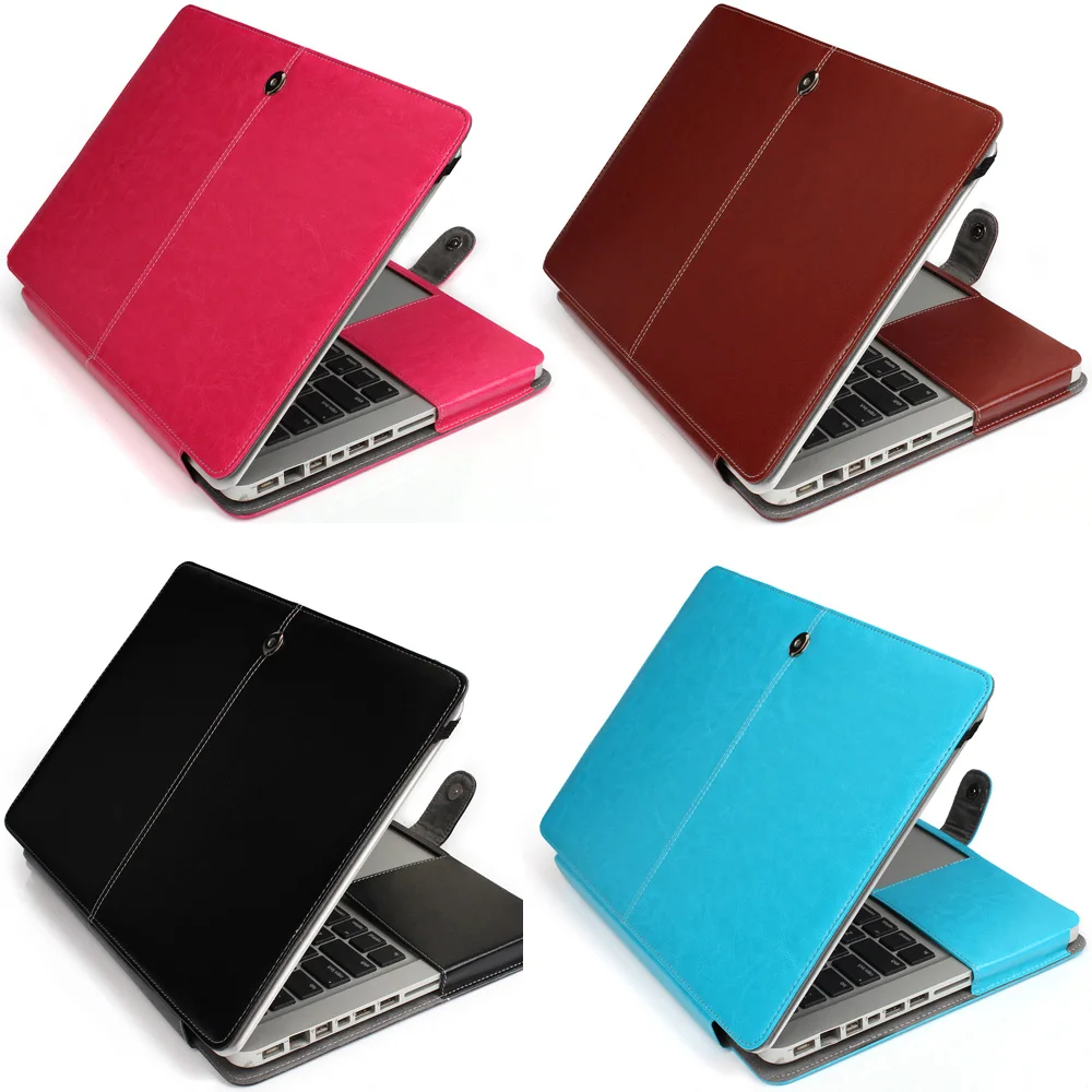 

A1278 A1286 Leather Laptop Case For Macbook Pro 13.3" 15.4" Professional protection cover shell 2008-2012