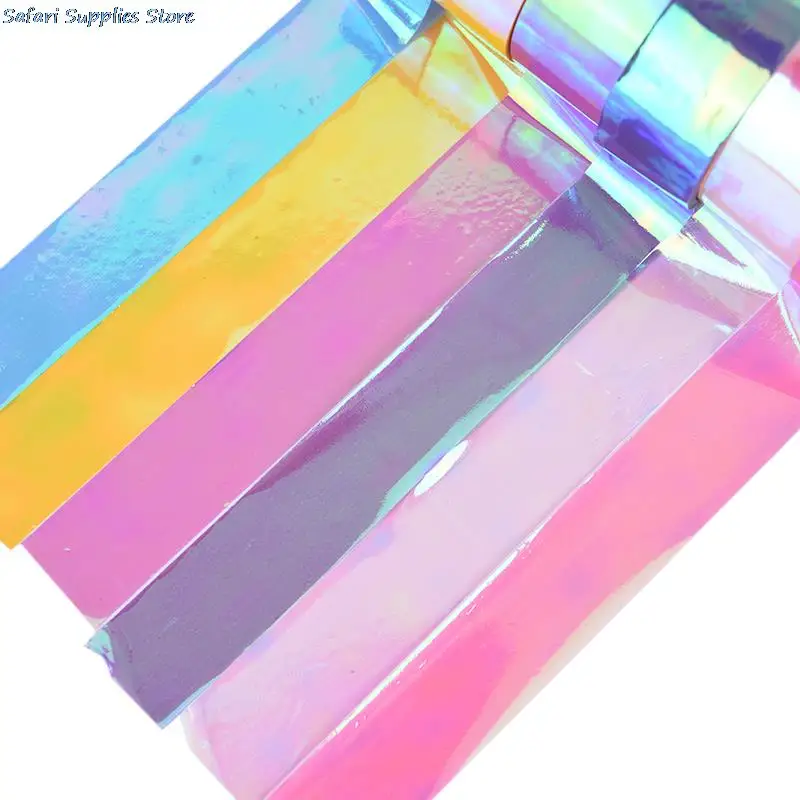 500cm Rhythmic Gymnastics Decoration Holographic RG Prismatic Glitter Tape Hoops Stick