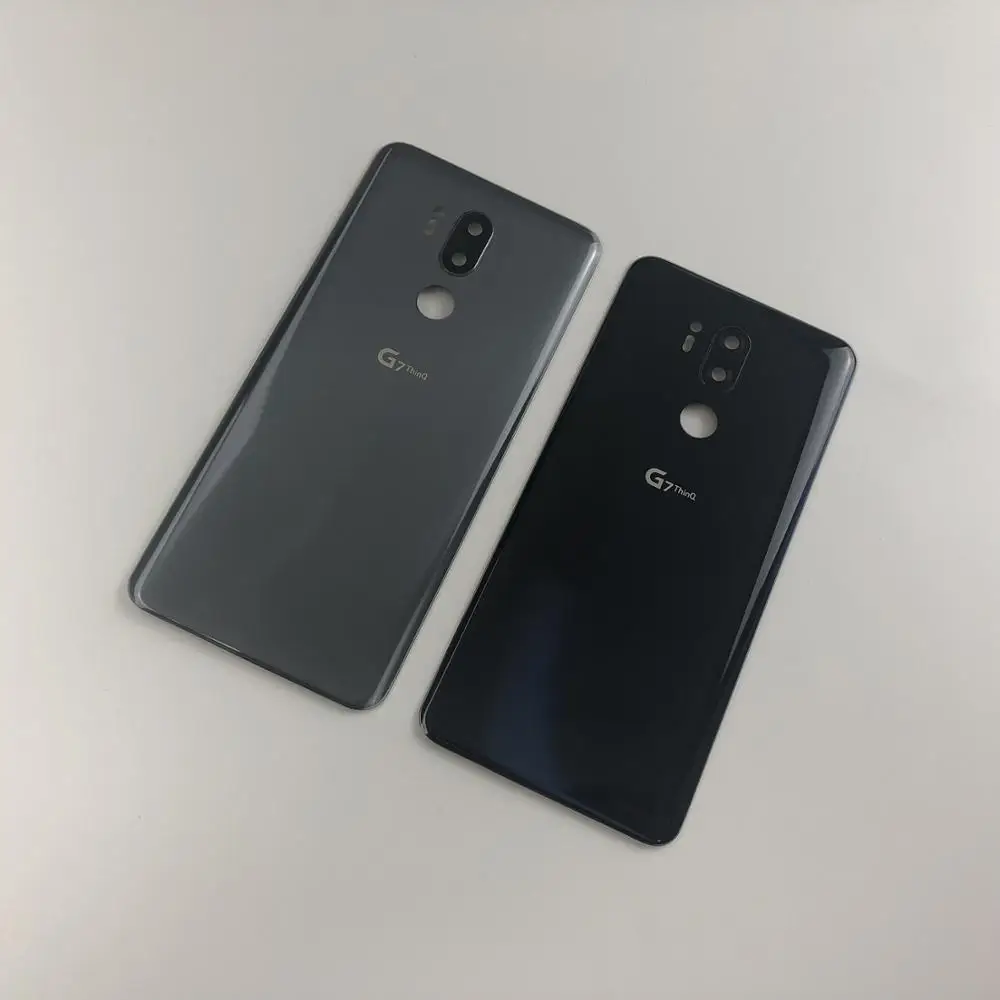 Оригинальная задняя крышка для LG G7 ThinQ G7+ G710 G710EM корпус стеклянная крышка батареи+ клейкая наклейка