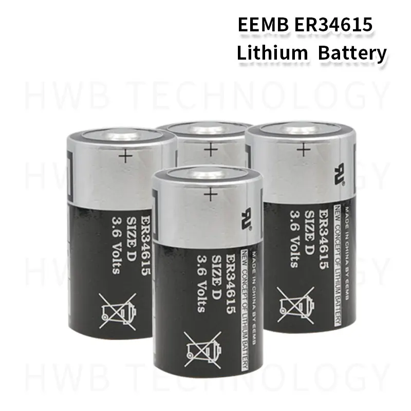 10 шт. EEMB ER34615 3 6 В 19000 мАч Тип D литиевая батарея интеллектуальный счетчик воды