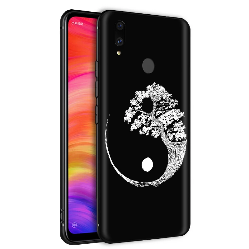 Китайский чехол Yin Yang для Xiaomi Redmi Note 4 4x 4a 5 5a 6 8 8A MI 9 9s 10 8T K30 Pro Max Lite Plus|Бамперы| |