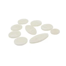 9 Pack White Shell Key Button Inlays for Alto Tenor Soprano Saxophone Sax Parts Accessories