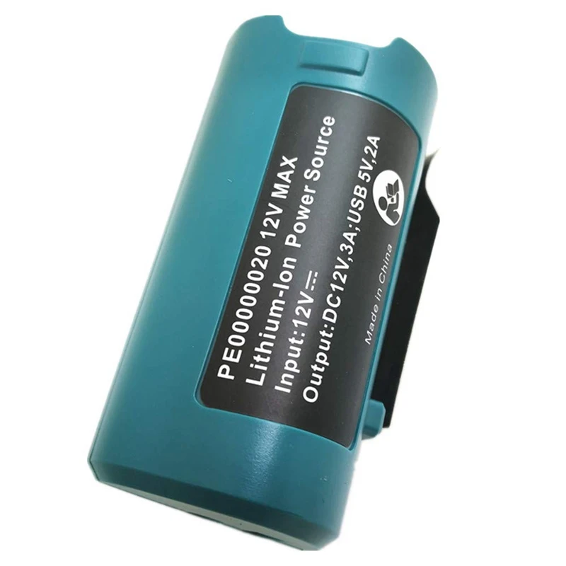 Usb Power Source for Makita Pe00000020 Heated Jackets Charger Adapter Converter 10.8V/12V Lithium-Ion Bl1013 Bl1014 |