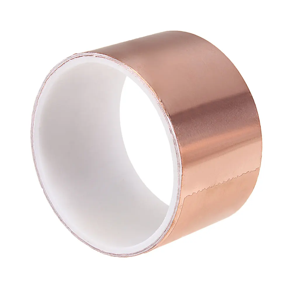 50mm x 1.8M Guitar Shielding Copper Foil Conductive Tape Adhesive Barrier