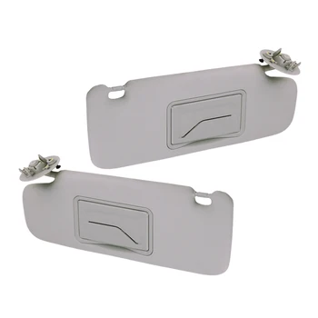 

1 Pair Grey Sun Visor Makeup Mirror Fit for Chevrolet Chevy Spark 2011 2012 2013 2014 2015 2016 Sonic 2012 2013 2014 2015 2016