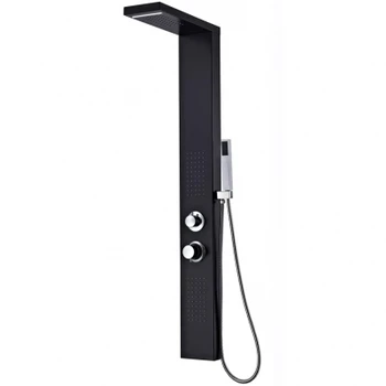 

Shower Panel System Aluminium Matte Black