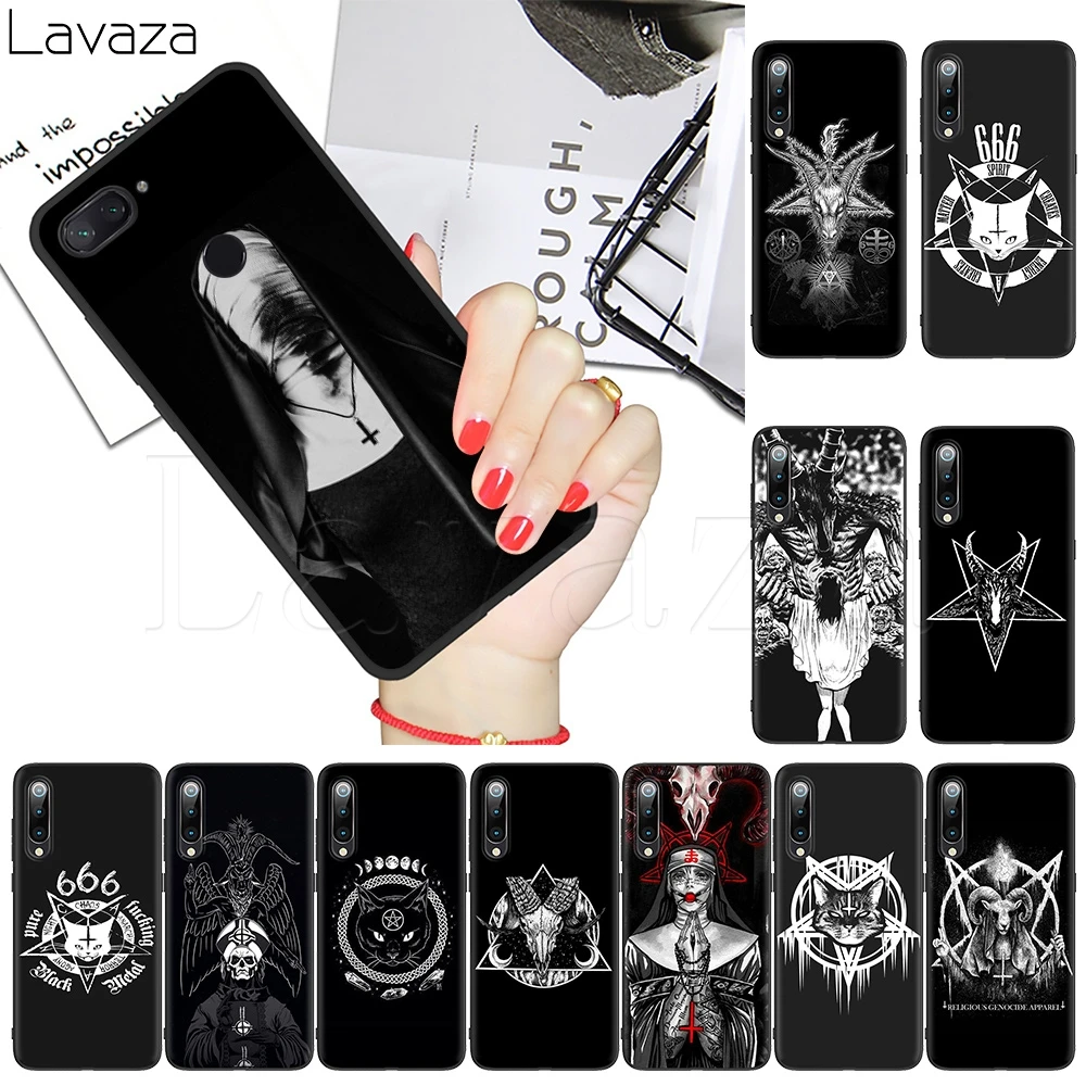 Мягкий чехол Lavaza с пентаграммой 666 для Xiaomi MI MAX 2S 3 6 8 9T CC9E SE A1 A2 A3 F1 Note 10 Pro Lite |
