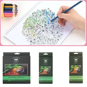 

Wooden 18/36/48colors Artist Painting Pencil Colored Pencil Set Drawing Pencil Set Multifunctional Crayons Writing Student