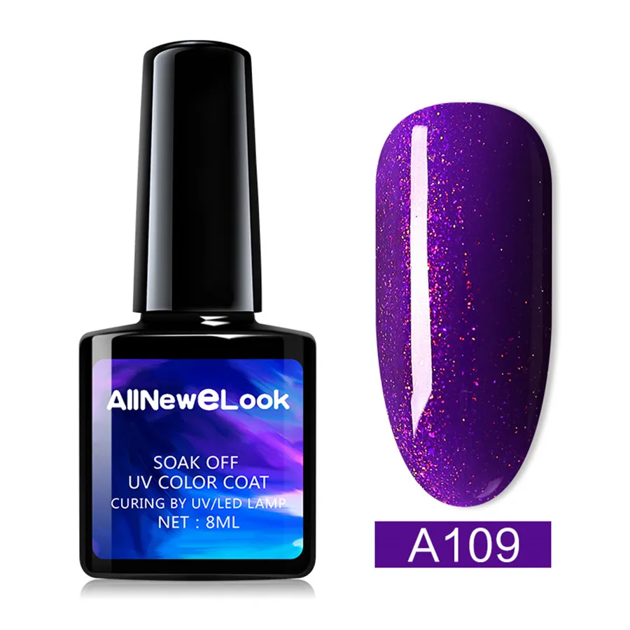 AllNeweLook фиолетовый Макарон Vernis Гель-лак для ногтей долговечный Гибридный Полупостоянный лак УФ светодиодный Лаки