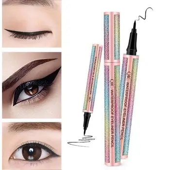 

QIC Black Make-up Starry Eyeliner Waterproof And Sweat-proof Quick-drying Does Not Smudge Eyeliner Pen Cosmetic Beauty TSLM1