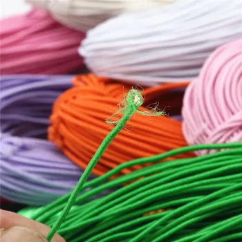 

1mm High-Elastic Round Stretchy Elastic String Cord Elastic Rope Rubber Band Thread for DIY Jewelry Making Sewing Accessorie 25Y