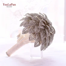 YouLaPan HF01 Handmade Bridal Bouquet Beauty Pearl Bride Flower Wedding Party Accessory the bride's bouquet wedding hand bouquet