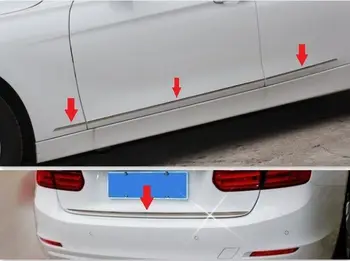 

FOR BMW 3 Series F30 320 328 2013 2014 Chrome Rear Trunk Trim+Side Door Molding 7PCS