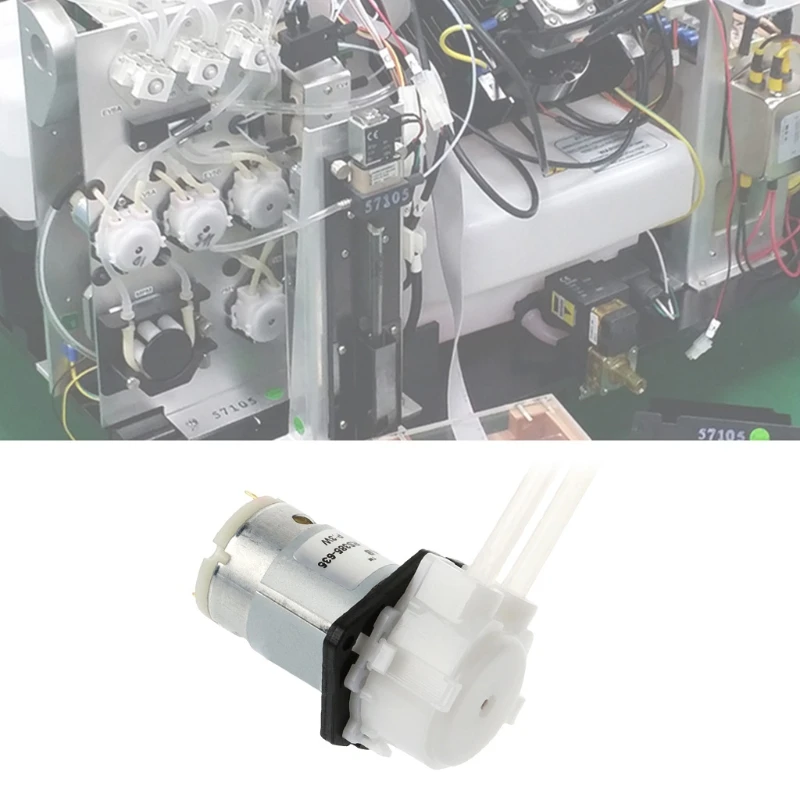 

DC 12V D3 Peristaltic Dosing Pump 3x5mm DIY Head Tube For Lab Analytical Liquid