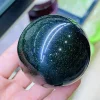 Natural Green Sand Goldstone Sand Sphere Globe Ball Chakra Reiki Healing  Crafts Home Decoration 5