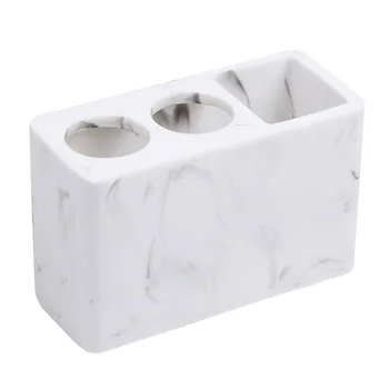 

Desktop Organizer Multifunctional Home Toothbrush Holder Bathroom Accessories Non-Slip Nordic Style Drain Toothpaste Storage