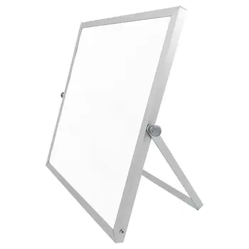 

1pc White Board Portable Versatile Creative Desktop Writing Board Message Board Blackboard Magnetic Board