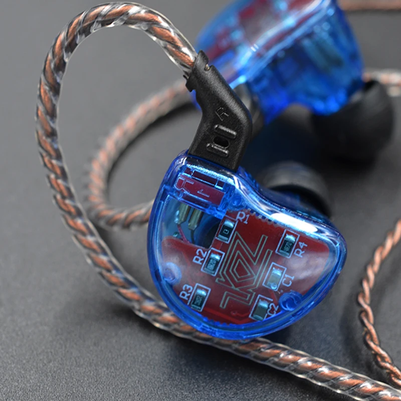 KZ ZS10 4BA с динамическим гибридным наушником в ухо, HIFI DJ Monito, спортивные наушники для бега, 5 приводных устройств, гарнитура, вкладыши KZ AS10 KZ ZSN