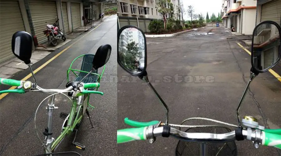 2 шт. зеркало заднего вида для велосипеда, вращение на 360 градусов, зеркало заднего вида для велосипеда, подходит для горного велосипеда, MTB
