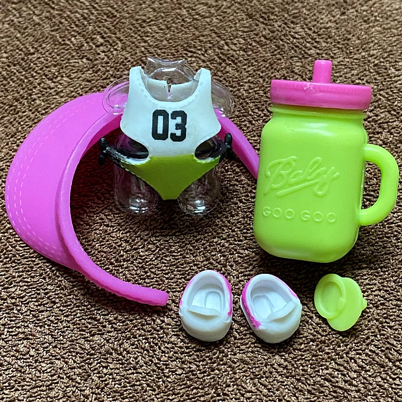 Original Clothes and Accessories Set for 8 cm Dolls - Dress Suit and Unicorn Outfit Toy Gift