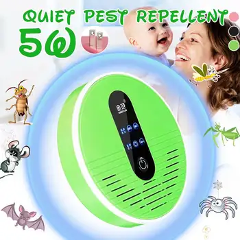 

Ultrasonic Mouse Cockroach Pest Repeller Device Insect Rats Spiders Anti Mosquito Killer Pest Control Household Pest Rejector