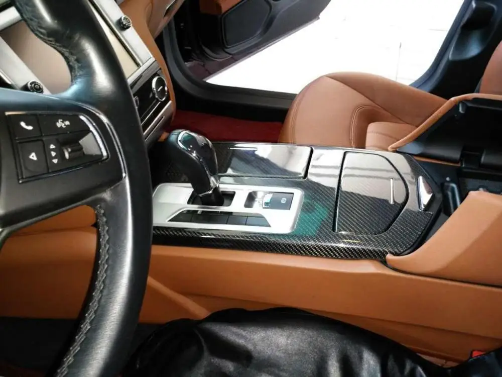 Для Maserati Ghibli- сухая углеродная внутренняя отделка стандартная модель приборной панели центральная консоль крышка двери отделка украшения