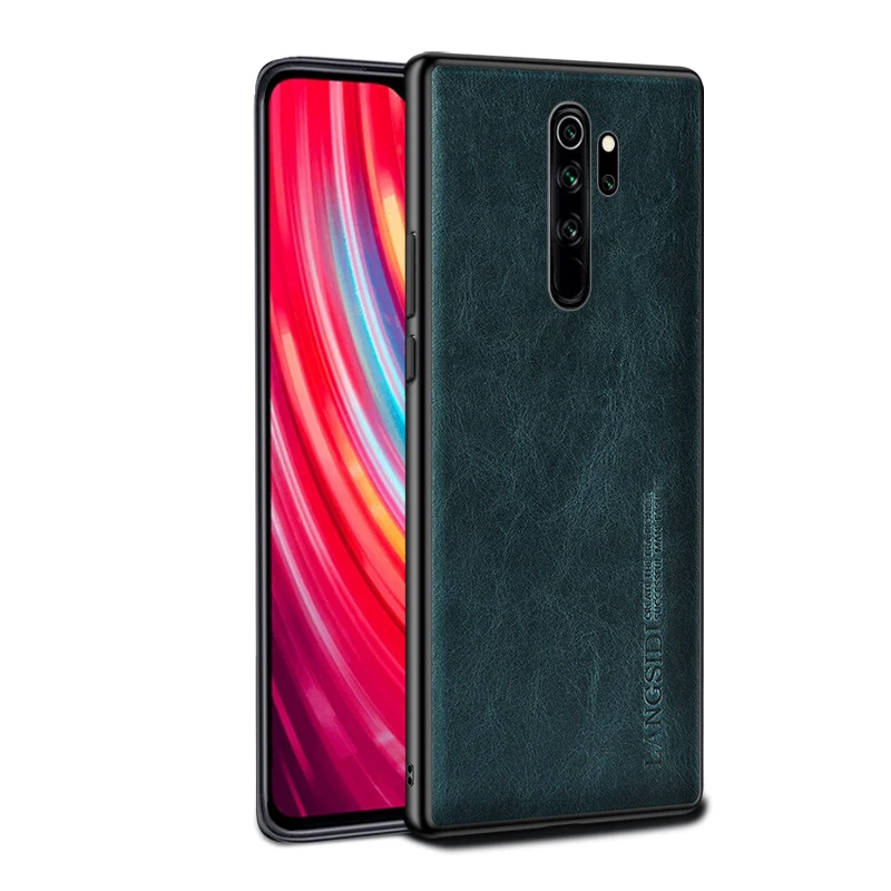 LANGSIDI чехол для телефона из натуральной кожи Xiaomi redmi note 8 pro 9s 7 4x mi 10 9T 9 lite cc9 защитный