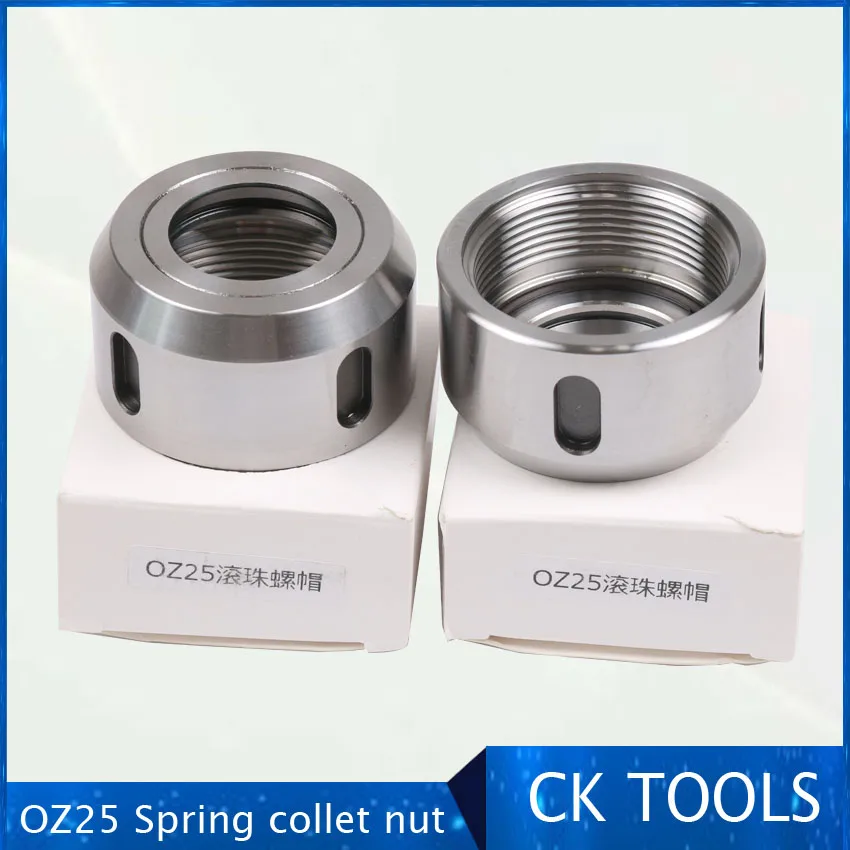 high quality OZ25 OZ32 spring collet set nut for spring collet chuck head holder OZ clamping collet nut