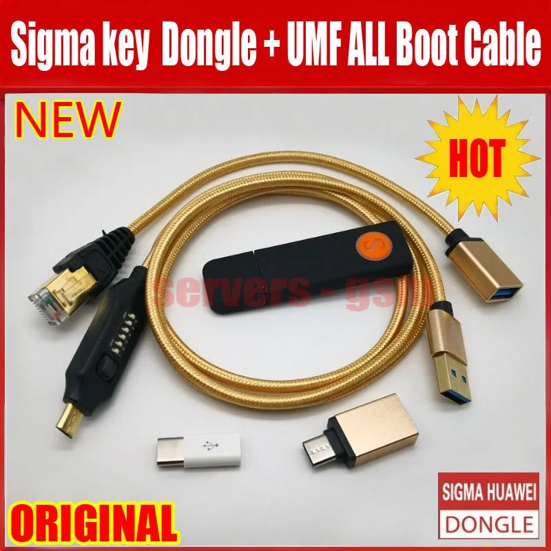 Новейший ключ Sigma ключ SigmaKey для ремонта вспышки Huawei Разблокировка+(UMF) все в одном кабель запуска