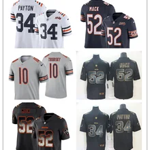 Все сшитые мужские wo Мужские Молодежные Детские Chicago Khalil Mack 52 Джерси Mitchell Trubisky Walter Payton