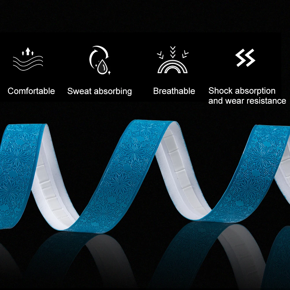 BOLANY Handlebar Tape Road Bike Accessories Embossment EVA Soft Breathable Sweat Anti-Slip Bicycle Bar Tape Cycling Sports Parts