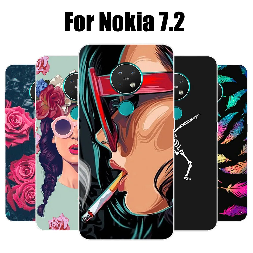 Soft TPU Case for Nokia 3.2 4.2 Phone Bags Coque 6.2 Cover fundas bags 7.2 Cases | Мобильные телефоны и аксессуары
