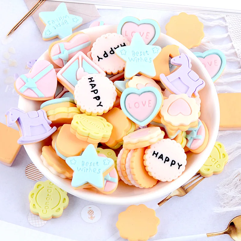 30pcs Ice Cream/Candy/Dessert Flatback Resin Miniatures Toys DIY Crafts Phone Shell Patch Arts Kids Hair Accessories Materials jewelry making supplies sewing fabric paste craft supplies