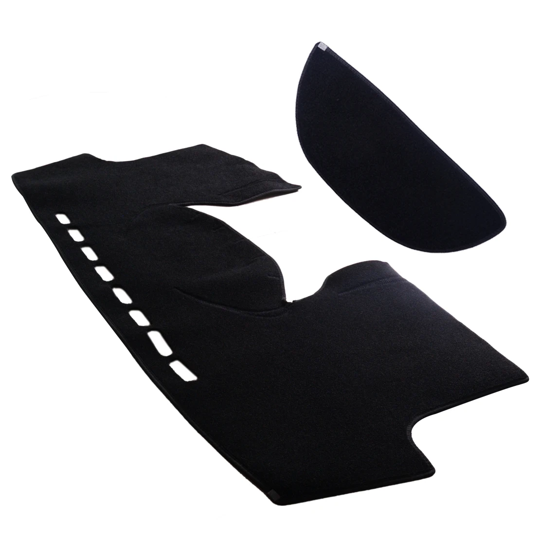 

DWCX Felt fabric Black Car Dashboard Dash Mat Sun Pad Cover Carpet Fit for Toyota Yaris 2006 2007 2008 2009 2010 2011